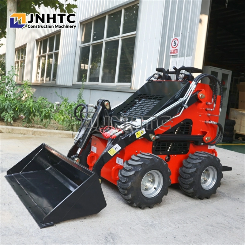 Small slip loader price (1) 500kg mini skid steer loader